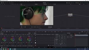 Меняю цвет волос в Davinci resolve