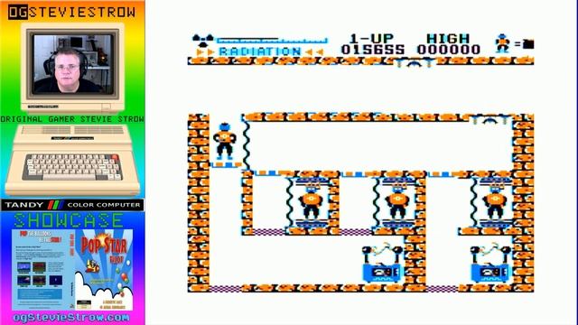 Shock Trooper 1985 - TRS-80 Color Computer game смотреть онлайн