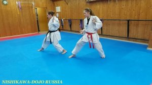 Shotokan karate training kаtа Nijushiho / Сётокан каратэ ката Нидзюшихо (тренировка)