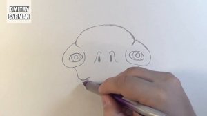 How to draw Alien, Как нарисовать Пришельца