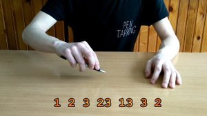Pen Tapping Tutorial или как делать битбокс ручкой #16 (easy beat)