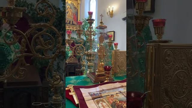 Богослужение в день Троицы.