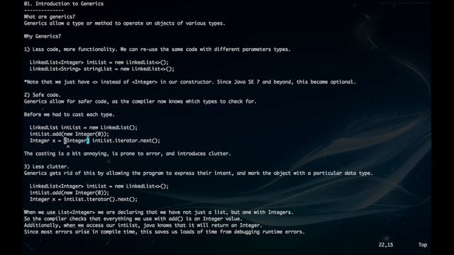 Java Generics 01. Introduction to Generics смотреть онлайн