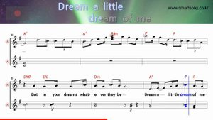 Dream a little dream - Laura Fygi (Alto Saxophone Sheet Music Eb Key / Karaoke / Easy Solo Cover)