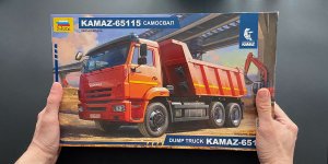 Самосвал КАМАЗ-65115. Обзор модели фирмы "Звезда".