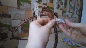 Лукошко из газетных трубочек