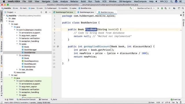 Mockito 3 - Stubbing a Spy смотреть онлайн