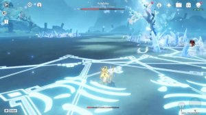 Ху Тао C0 соло против Аждахи без получения урона