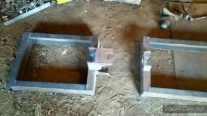 Мини-трактор переломка. Рама