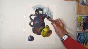 Мастер-класс Татьяны Анисимовой "Завтрак" (акварель)