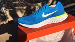 Blue Nike Epic React Flyknit New Hotness