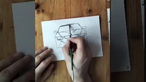 Как нарисовать машину BMW i8 How to draw a BMW i8 car.