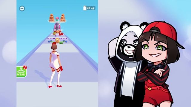 ПАНДА РАСПУХ до 100 КГ? ? ЭВОЛЮЦИЯ ВЕСА ДЕВУШКИ и МАКСИМАЛЬНЫЙ УРОВЕНЬ Body Race смотреть онлайн