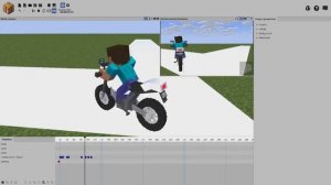 [Mine-Imator] Minecraft Animation - Motorcycle