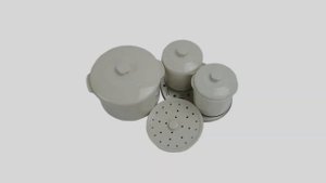 TONZE DGD22-22EG Healthy Smart 3 Ceramic Pot Electric Stew Pot, Slow Cooker Soup Maker,...