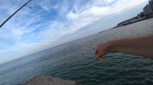 УЛЬТРАЛАЙТ на Черном море.Ловля бычка на силикон на мелкие веса.