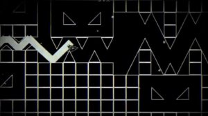 Мой друг Проходит сложный уровень в геометрия дэш КОСМОС 😨￼с 8й попытки