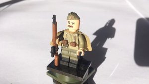 Lego WW2 Советский солдат/ Lego ww2 Soviet infantry