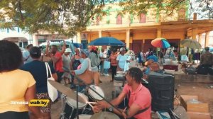 ✔️White Man (SHOCKING RAW FOOTAGES) Being Jamaican For A Day Walking DownTown Kingston Jamaica 2024