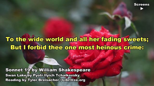 Shakespeare, Sonnet 19, Poem Video смотреть онлайн