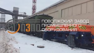 Работа электрического вагонотолкателя