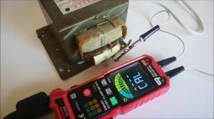 Сколько ВОЛЬТ от МОТ Трансфора Микроволновки Если включить его НАОБОРОТ