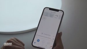 Как работает умная люстра | Настенно-потолочный светильник Gauss Smart Home