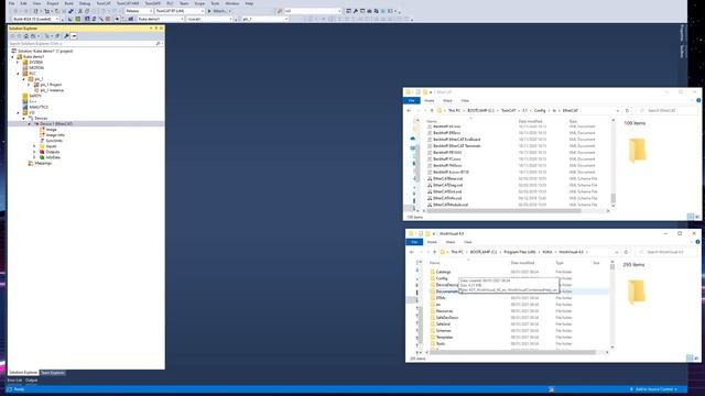 Beckhoff Twincat 3 & Kuka Workvisual - Add Ethercat Kuka KRC Xml and Create I/O Easy Guide Pt1