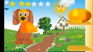 кормление собаки.  игра сытая ферма?????.