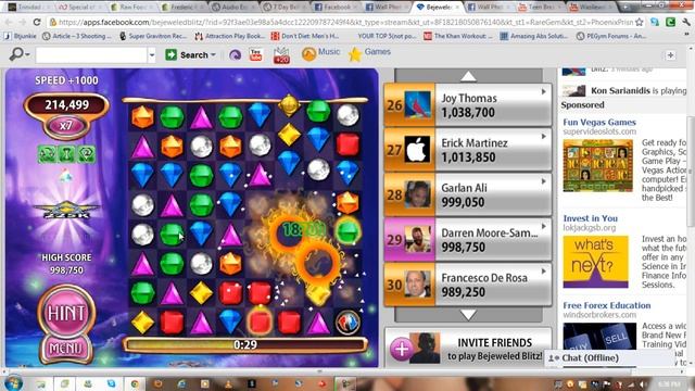 Bejeweled Blitz Elite Technique 1.2 Mil live mouse movement смотреть онлайн