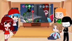 Imposter but Human V2 Cancelled build || Fnf React To Among Us/Black Imposter V4