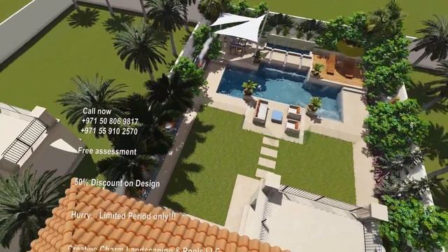 Jumeirah Park - Landscape Design - Dubai UAE смотреть онлайн