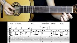 Айттым сәлем, Қаламқас - Абай Кунанбаев | На гитаре | Ноты Табы Разбор