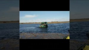 Ока плавает. Амфибия своими руками из Оки.