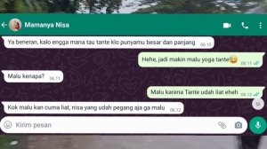 PRANK CHAT LUCU.. | KETAHUAN MAMANYA L4G1 GTU4N?