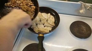 Куриное ФИЛЕ с грибами. КУРИЦА с шампиньонами