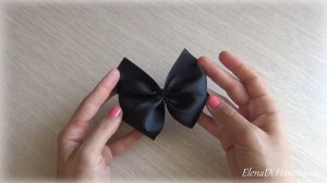 Школьные бантики на каждый день\Простые бантики из репса