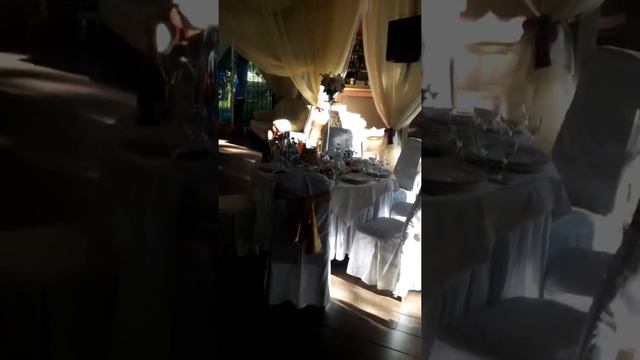 Свадьба на летней терасса  в ресторане Baku Palace Kharkiv