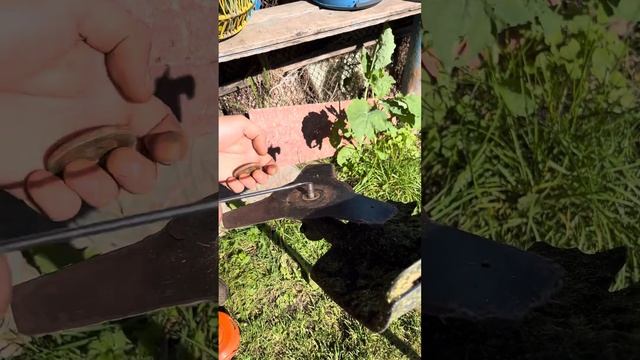 Установка косильного диска/ножа на триммер(мотокосу) смотреть онлайн