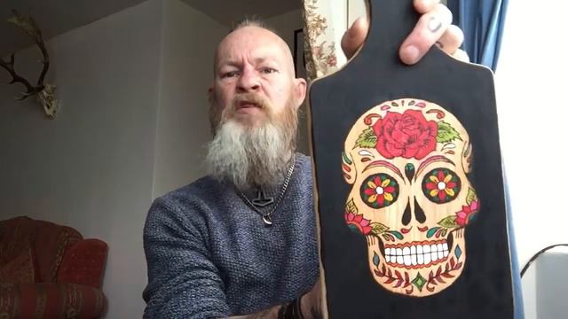 Midnight Burn Pyrography, chopping board review. смотреть онлайн