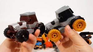 ToBot Giga Seven Mini Original VS Black Car Vehicles Transformation