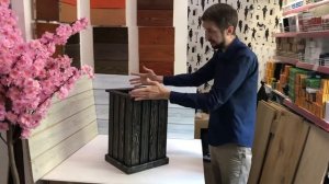 Оформление террасы цветами (кашпо)