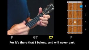 Love Me Tender - Ukulele Strum-Along with Chords and Lyrics
