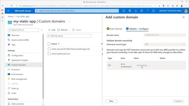How to set up a custom domain name in Azure Static Web Apps [10 of 22] | Azure Tips and Tricks смотреть онлайн