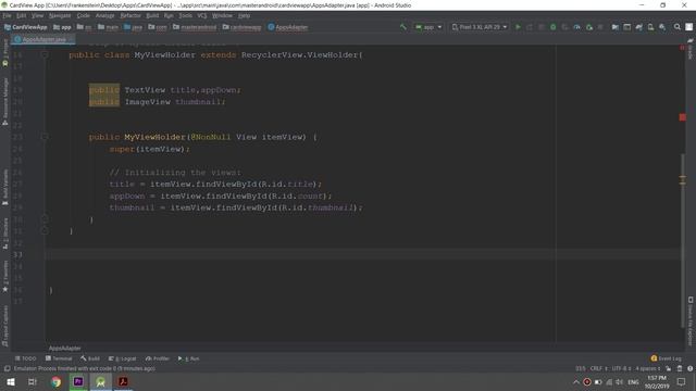 CardView | Android Tutorial #36 смотреть онлайн