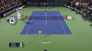 Highlights: Medvedev vs. Djokovic - SF - 2023 Dubai Duty Free Tennis Championships