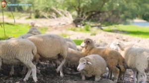 Sounds of farm animals, cows, chickens, sheep, goats, horses