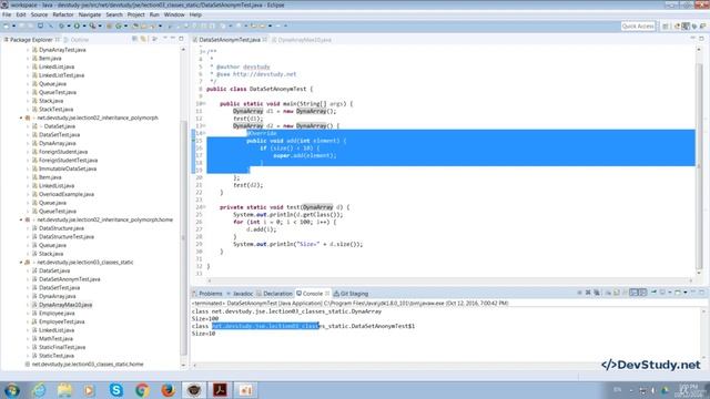 3.Статические методы, переменные и секции Абстрактные внутренние классы смотреть онлайн