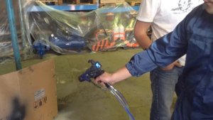 Тест электростатического пистолета Graco