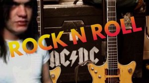 AC/DC Style Rock N Roll Backing Track in A